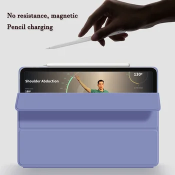 ZVRUA Nuevo Seguro Magnética Smart Case para iPad Pro 11 pulgadas 2020 Magnético Hebilla con la función Auto de la estela/del sueño Para el iPad Pro de 12,9 2020