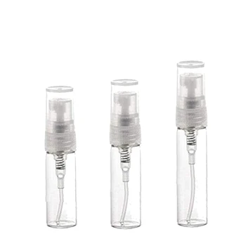 20pcs Recargable de 2 ml 3 ml 5 ml Mini de aceite Esencial del Vidrio de la Botella de Aerosol Vacío Portátil Perfume de Botellas de Vidrio