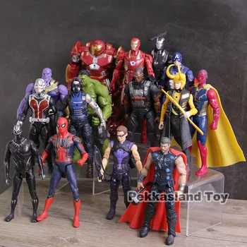 Avengers Infinity War Figuras De Acción Juguetes De Iron Man, Capitán América, Hulk, Thor Thanos Spiderman Loki Pantera Negra Hulkbuster