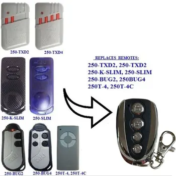 TAU 250-SLIM TAU 250-K-SLIM control remoto 433,92 Mhz Compatible puerta de garaje TAU control remoto 433mhz