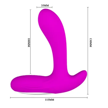 Toysdance de Silicona Vibrador Masajeador de Próstata Para los Hombres el Sexo de los Productos de la prenda Impermeable de la Hembra G-spot Vibe Sexo Anal Juguetes USB Recargable