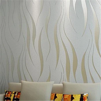 Beibehang moderno simple mural de la pared del rollo de papel en 3D que Acuden papel pintado grabado en relieve para la sala de estar de fondo decoración de papel de parede 3d