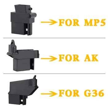 Equipo táctico M4 BB Velocidad Cargador Convertidor Adaptador para Adaptar AK G36 MP5 Revista para la Caza de Airsoft Paintball Accesorios