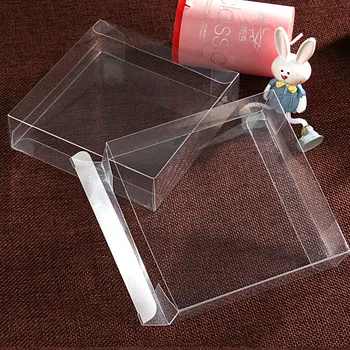 Caja de PVC Transparente Clara de la Boda Cajas de Regalo de Plástico Paquete de pvc Cosmética de la Botella de Electrónica de Regalo Caja de Embalaje del Modelo de Coche cuadro