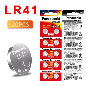 20pcs/1Packs PANASONIC LR41 192 AG3 0%Hg 192 392A 1.5 V batería de pilas De la calculadora 0%Hg