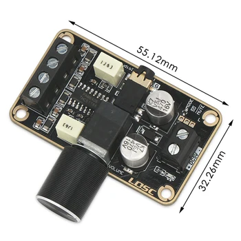 O Amplificador de la Junta, Pam8406 Digital Amplificador de Potencia de la Junta de 5W+5W Oro de la Inmersión de Stereo Amp 2.0 de Doble Canal de la Clase Mini D Dc5V
