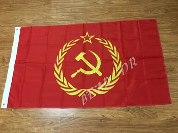 Bandera de la Unión soviética el Comunismo de la Guerra Fría, la URSS 90 x 150 cm CCCP Rojo Comunista Banderas Y Pancartas Para / Día de la Victoria / Día Nacional /