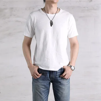 T1-0010 Leer Descripción! Asiático Tamaño Super Calidad Genuina 300gsm Pesado Casual Camiseta de Algodón T Camisa de 5 Colores