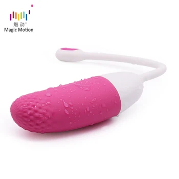 La magia de Movimiento de la APLICACIÓN Bluetooth Clítoris Vibrador Control Remoto Inteligente Mini vibrador Huevo Vibrador Vagina Masajeador de Juguetes Sexuales para la Mujer