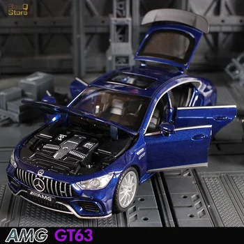 1:32 Simulación de Aleación de Coche de Juguete Fundido AMG GT-63 S Sports Car modelos de Vehículos Coches 1/32 Decoraciones con Luz y Sonido de la Puerta Abierta