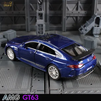 1:32 Simulación de Aleación de Coche de Juguete Fundido AMG GT-63 S Sports Car modelos de Vehículos Coches 1/32 Decoraciones con Luz y Sonido de la Puerta Abierta