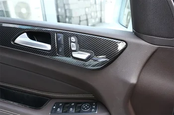 ABS 4Pcs Puerta de Coche de la Decoración de la Cubierta del Panel de adorno de Interiores para Mercedes Benz GLE GLS ML Clase GL GLS320 400 Accesorios 2013-2019