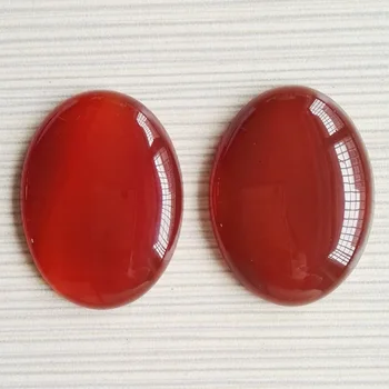 Mayorista de 30*40 mm rojo Natural onyx piedra Oval de la CABINA CABUJÓN bowlder lágrima cuentas de piedra 10pcs/lote envío Gratuito