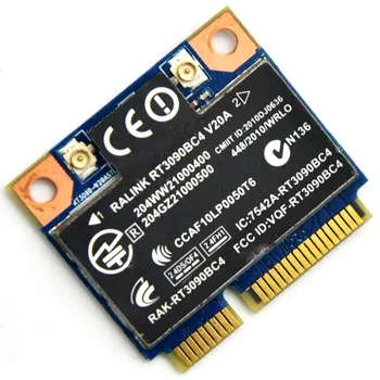 Ralink RT3090 RT3090BC4 300 mbps PCI-E Adaptador WiFi Mini PCI-E Combo Inalámbrico de la Tarjeta + Bluetooth V3.0 BT 3.0 para HP SPS: 602992-001