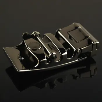 Aleación Automático de los Cinturones de Hebilla De los Hombres Sin Cuerpo de Alta Calidad a los Diseñadores de la Hebilla del Cinturón Adecuado de 3,5 cm de Ancho de Cuero CE25-0639