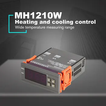 MH1210W AC90-250V Digital de Temperatura con Termostato Regulador Controlador de -50~110 C Calefacción de Control de Refrigeración Sensor NTC