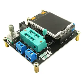 LCD GM328A Transistor Probador de Diodos de la Capacitancia de la ESR de Voltaje Medidor de Frecuencia PWM de Onda Cuadrada de la Señal del Generador de inglés/ruso Tipo