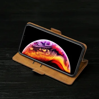 Flip Case Para Xiaomi Pocophone M3 de Negocios Cartera de Cuero Cubierta En POCO M3 de Tarjetas Magnéticas Caso Suave de la Mano roce del Coque