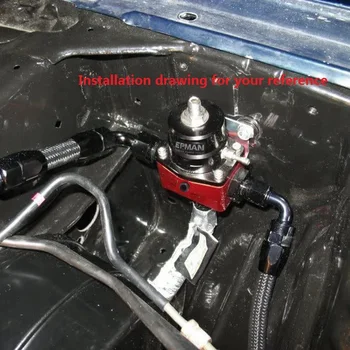Coche de carreras de Nueva Tocho Regulador de Presión de Combustible (con Medidor/No con) Para Honda 08-12 Acuerdo 2Dr AF-7MGT-ZTGA