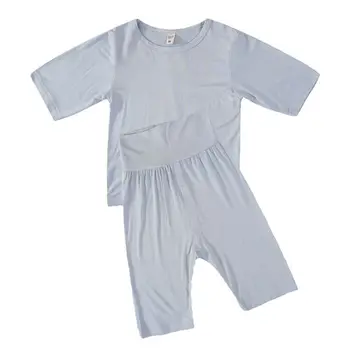 7 Puntos Brazo de Modal Talle Alto Pijama Conjuntos de pijamas de los niños