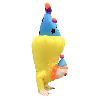 La Pascua Inflable Handstand Payaso Diseño De Vestuario Divertido Adulto Niño Cosplay Volar Traje De Fiesta De Disfraces Traje Traje