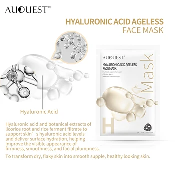AuQuest 1/mucho Cuidado de la Piel Facial de la Máscara de Arándanos Vitamina C, ácido Hialurónico Hidratante Control de Aceite Envuelto Máscara de Cuidado de la Cara