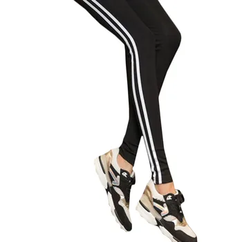 Giraffita las Mujeres de la Señora Activewear Negro Legging para la Primavera Verano de la luz Pantalón gris de Otoño a Mediados de Cintura Leggins Orden Original