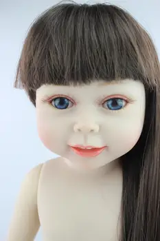 Completa vinly renacer American baby doll realista Chica de 45 cm de Regalo de la muñeca reborn juguetes de bebé vestido de la princesa de Boneca Brinquedos