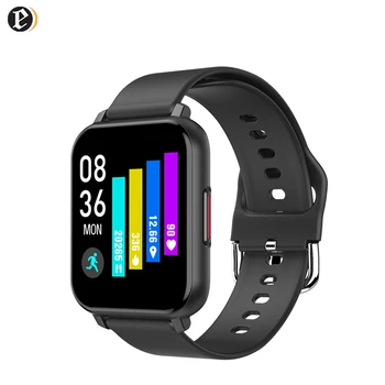 2021 Reloj Inteligente Hombres Mujeres Smartwatch de Salud de Monitor de Deporte de Fitness Tracker de Silicona Pulsera Inteligente Android IOS De Apple, Huawei
