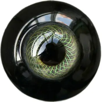 [wamami] 6 mm 8 mm 10 mm 12 mm 14 mm 16 mm 18 mm 20 mm 22 mm 24 mm Verde de Ojos de Cristal del globo Ocular BJD de Muñecas Dollfie Renacer Hacer Manualidades