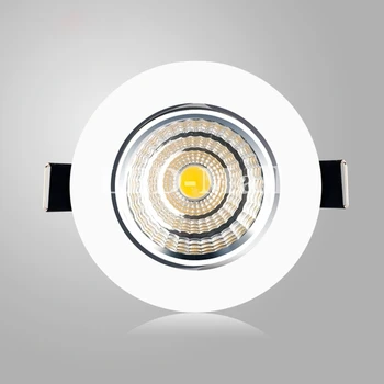 Regulable 110V 240V CREE 9W 12W 15W la MAZORCA LED Downlights Abatible Luminaria Empotrable de Techo Abajo se enciende la Lámpara Caliente-Frío-Blanco Natural