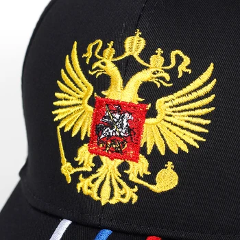 Nueva ruso sombrero con bordados para las mujeres de los hombres rusos gorra de béisbol unisex Deportes sombrero de algodón% snapback sombreros Casuales de hats wholesale