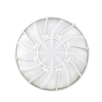 Blanco 3D de forma de Calabaza de la Torta del Silicón Molde de horno Para la Mousse de chocolate Budín de Pan de Jabón de Decoración de torta de Herramientas