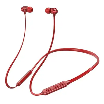 A03 Bluetooth 5.0 auricular inalámbrico cuello colgando de los deportes de cuello colgando de los auriculares bluetooth (cable plano) audifonos bluetooth auriculares