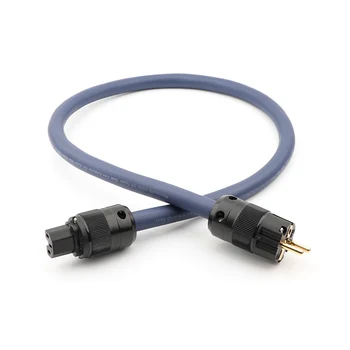P902 5.5 MM cuadrados Schuko cable de Alimentación Cable Con Chapado en Oro de la UE enchufe de Alimentación para aplicaciones de cd cable de Alimentación de la UE CA Audiófilo cable de Alimentación