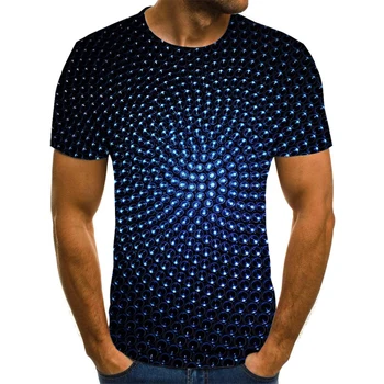 2020 hombres deslumbrante 3D T-shirt, 3D de los hombres de verano impreso T-shirt, camiseta de deportes xs-6xl