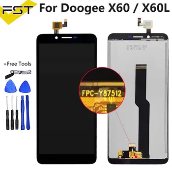 Para Doogee X60L Pantalla LCD de Pantalla Táctil Digitalizador de Pantalla de la Asamblea de Reemplazo de 5.5 pulgadas para doogee x60 pantalla lcd sensor de
