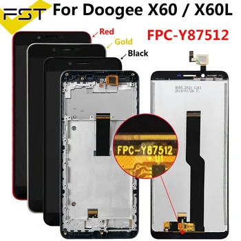 Para Doogee X60L Pantalla LCD de Pantalla Táctil Digitalizador de Pantalla de la Asamblea de Reemplazo de 5.5 pulgadas para doogee x60 pantalla lcd sensor de