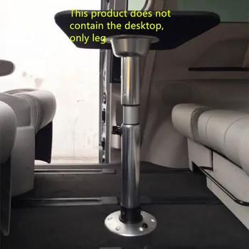 Metal caravana telescópica pata de la mesa MPV extraíble tabla monta con altura ajustable partes. RV pata de la mesa puede Arriba y abajo