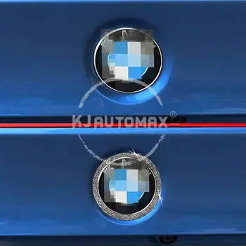KJAUTOMAX Para BMW 2011-2018 Trasera el Logotipo de Cristal Deciration 3GT X1 X3 X4 Plata 530 1 2 3 5 Serie 320 328 330Li 630 640 525