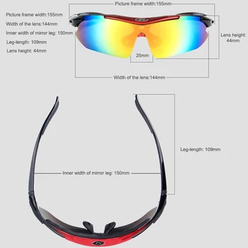 Deportes al aire libre Senderismo Gafas Tácticas Polarizadas las Gafas de Airsoft Gafas de Miopía para el Camping, Senderismo Ciclismo Gafas de sol