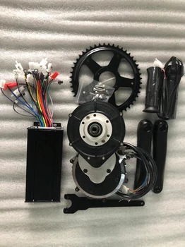 YALU MOTOR Kit de Conversión con el controlador libre de mantenimiento Mediados de la Unidad Kit de Motor de 800W de 1000W de BRICOLAJE Bicicleta de Montaña BLDC Medio de la Bicicleta