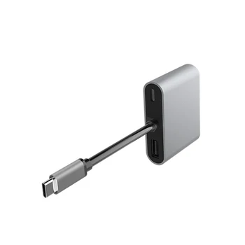 Tipo-C HDMI A VGA Adaptador USB Hub Con 4K HDMI 1080P VGA USB 3.0 USB Puertos de Carga Compatible Para MacBook Samsung Huawei