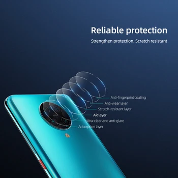 Cámara trasera de la Lente de Vidrio Templado para Xiaomi Redmi K30 Pro 5G Nillkin Protector para la Cámara HD AR Película para Pocophone F2 Pro