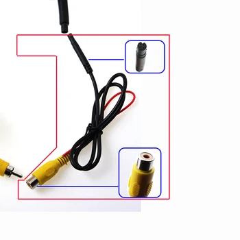 HaiSunny 4 Pin Plug a RCA, Conecte la Línea de Conversión Sólo admite NTSC Sistema DE DVR del Espejo de los Monitores