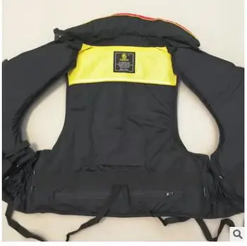 La mejor calidad chaleco de pesca de EPE de la flotabilidad de la vida de la chaqueta de gran bolsillo de chaleco salvavidas con silbato y extraíble de pesca de la chaqueta