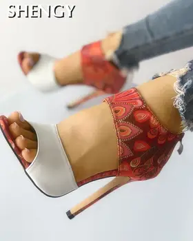 2020 Finas Sandalias de Tacón Nuevos zapatos de mujer de Tacón Alto de las Bombas de Sandalias de Moda de Verano Sexy