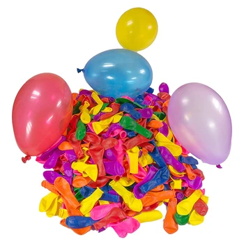 500pcs/conjunto de Pequeños Globos Ronda Multicolor de Látex Globo de Fiesta de la Boda de la Diversión al aire libre Juguete de la Ducha del Bebé Balon