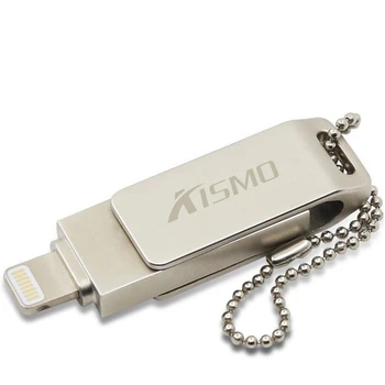 Kismo OTG Unidad Flash USB OTG Pen Drive de 32gb 64gb 128gb de Memoria USB Para el iPhone X 8 7 6 Plus 6S Mini iPad de Aire de la Serie