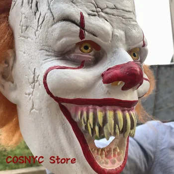 Joker Pennywise Cosplay Máscara De Stephen King, Capítulo 2 2 Terror Payaso De La Fiesta De Halloween Disfraces De Lujo 2019